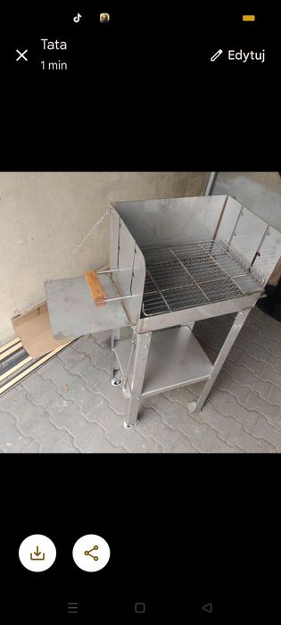 Grill nierdzewny