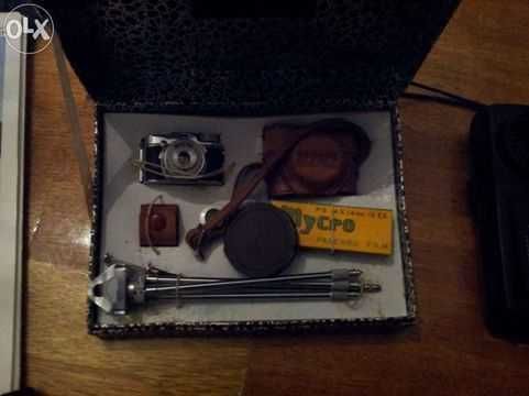 Estojo completo Máquina Fotogáfica Mycro Camera vintage
