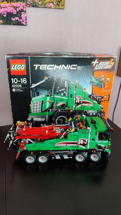 LEGO technic 42008 pomoc drogowa klocki 100%, pudło, instrukcja