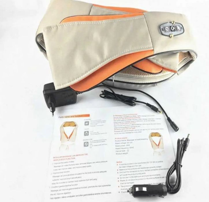 Роликовий масажер для шиї з інфрачервоним підігрівом