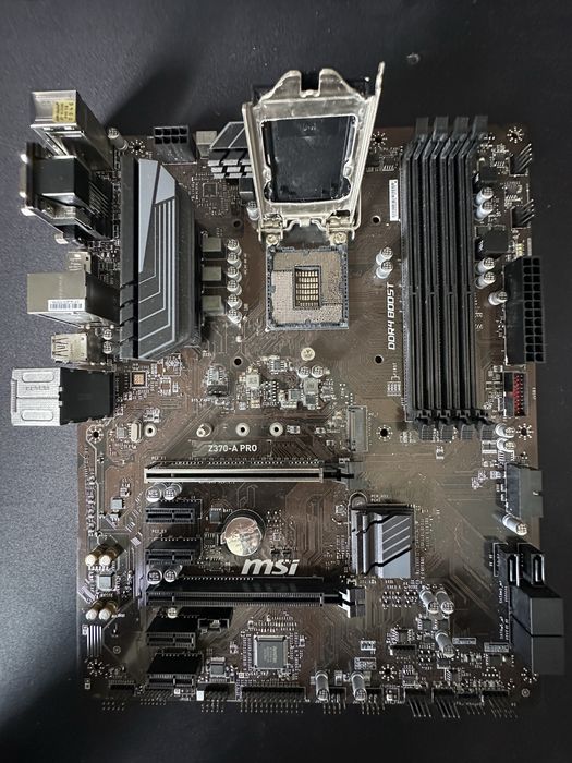Płyta główna MSI Z370-A PRO uszkodzony socket!!!