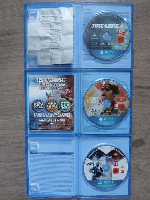 Лот ігор для sony PS4/5: Crash, Rayman, Знання сила, Це ти, Singstar Celebration, Killzone, Just Cause 3 4