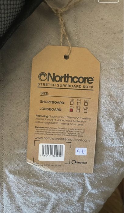 Meia/capa prancha de suf 7’6 longboard