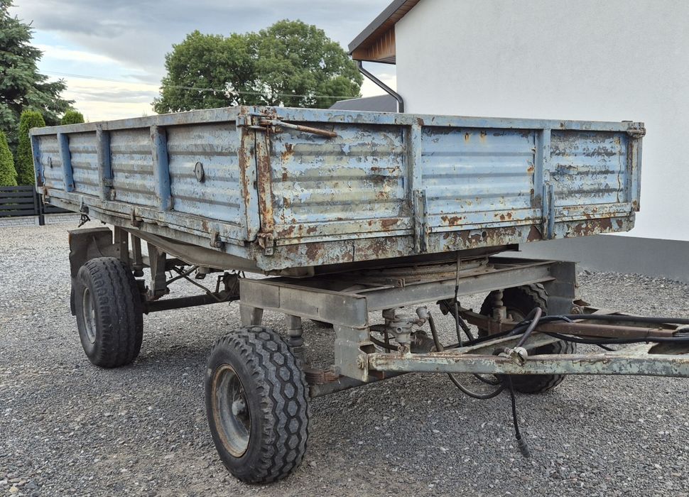 Przyczepa rolnicza Autosan D47B wywrotka 4,5T transport