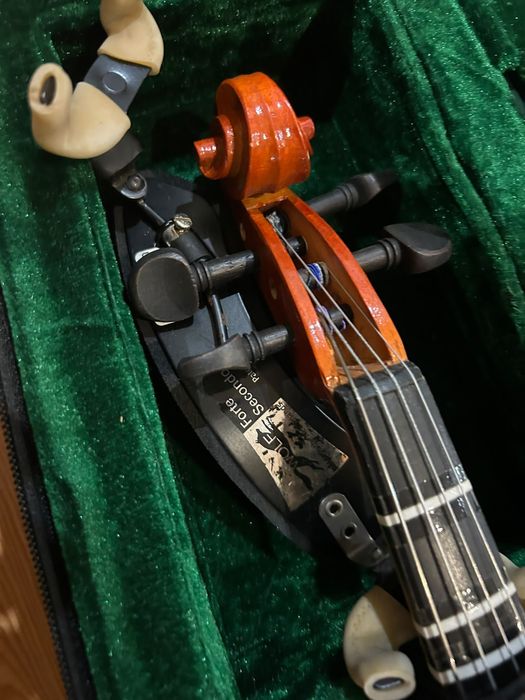 Viola de arco Primo 1/2 com estojo, 1 arco e apoio Wolf