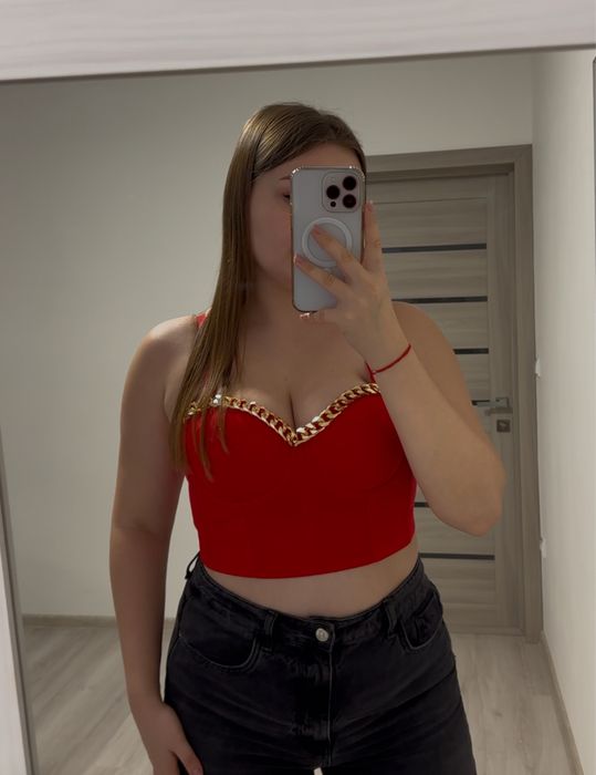Корсет жіночий червоний