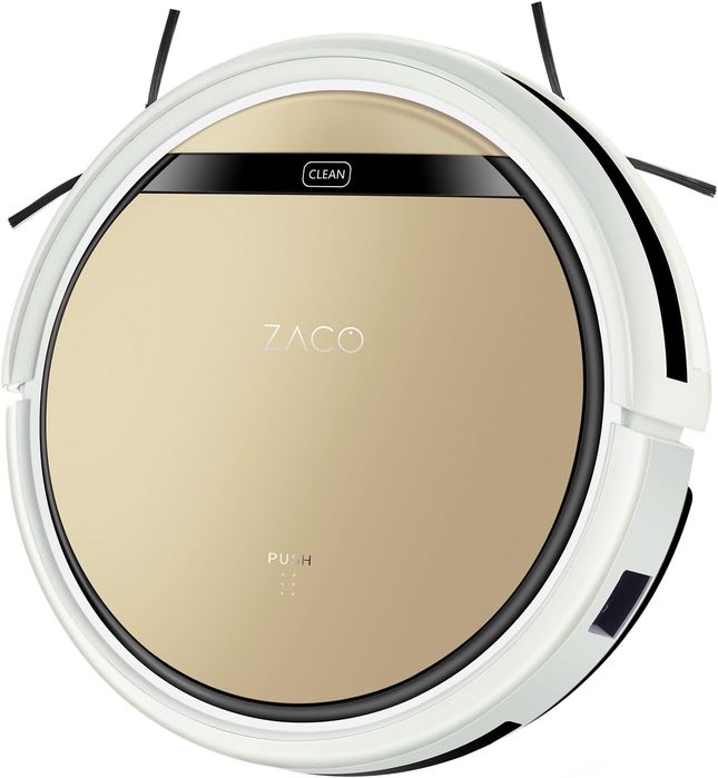 ZACO V5sPro z funkcją mopowania, automatyczne odkurzanie, bezworkowy