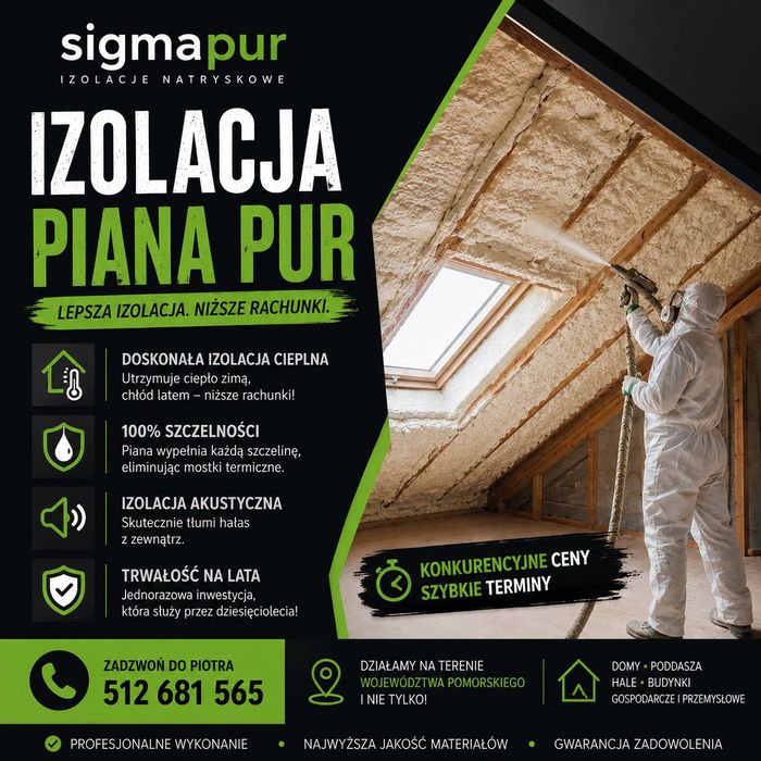 Profesjonalne Ocieplenia Pianą PUR | Darmowa Wycena
