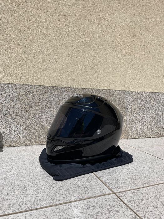 Capacete Integral HJC RPHA 12 (Preto) — Tamanho XS