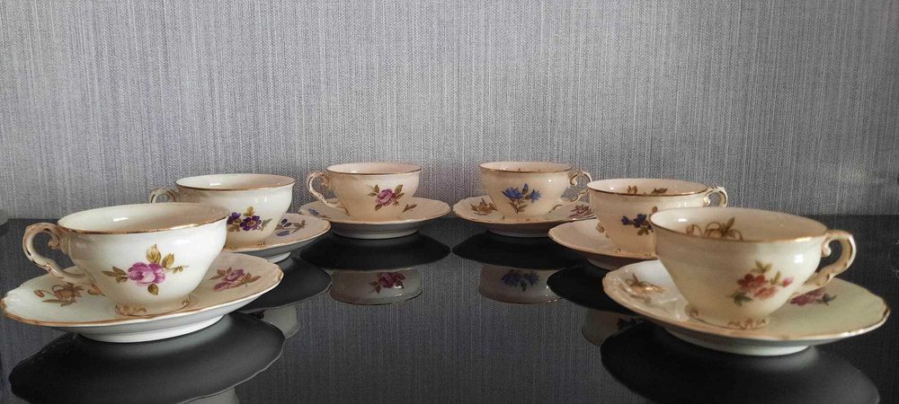 Filiżanki do espresso Epiag Czechoslovakia lata 30-te