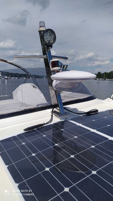 maszt nawigacyjny oświetleniowy houseboat, motorówka statek jacht