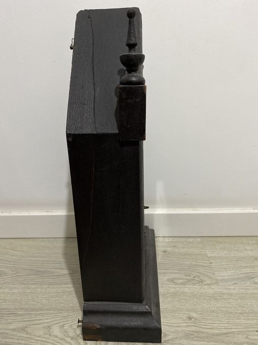 Relógio corda madeira anos 70