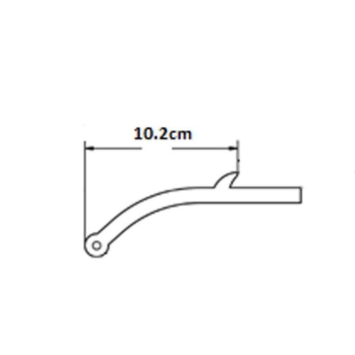 Abas Universais Borracha 10.2cms  3Metros