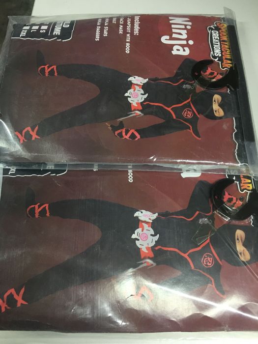 Ninja strój karnawałowy + akcesoria