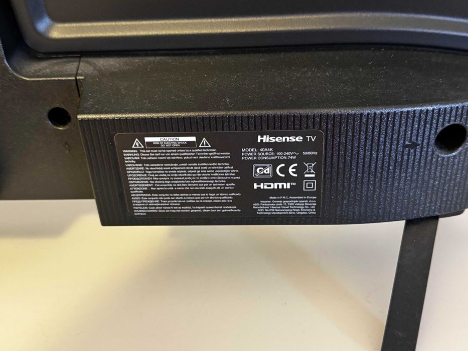 LED Hisense HDMI ecrã 40 polegadas