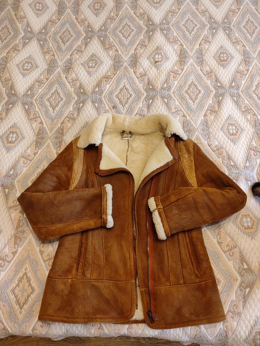 Тепла дублянка на овчині