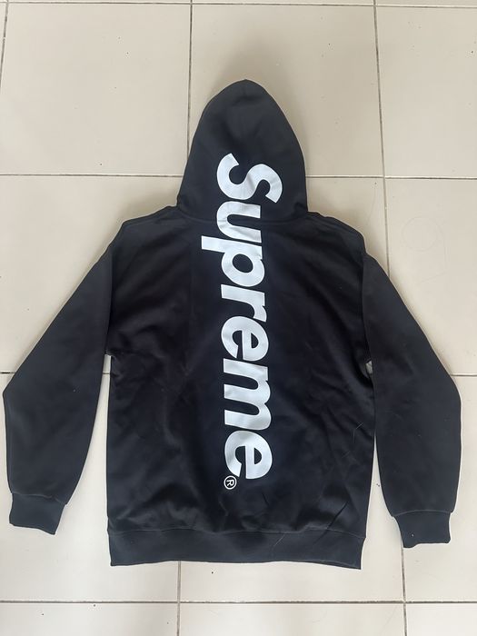 Bluza czarna napis supreme rozmiar M