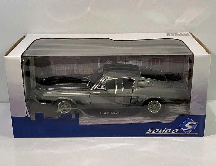 Solido 1/18 - Shelby Mustang GT500 Eleanor 1967 (grey/black stripes)