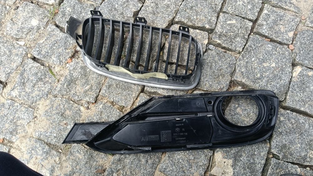 Grelha de parachoques BMW f30 F31 de 2014