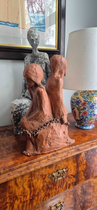 Christian Leroy Ekspresjonistyczna aukcyjna rzeźba z terakoty unikat