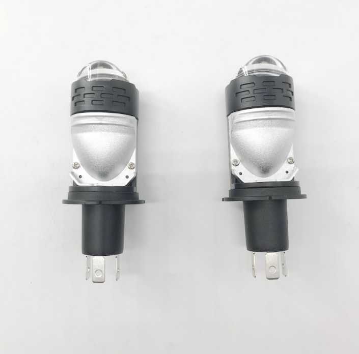 Светодиодные мини линзы A7D H4 , Led лампы Цена комплекта