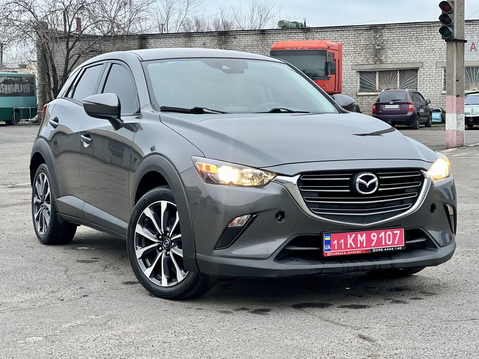 Mazda CX3 Touring 

2019 рік випуску.
Двигун 2.0 на автоматі.
Повний привід. 
Пробіг авто 122 тис км!

Гарний стан.
Технічно авто на відмінно!
Двигун та автомат без зауважень. 
Ходова частина без зайвих стуків.
Салон в класному стані.

Едектроніка вся справна!
Гарна комплектація. 
Все що в авто є, працює!

З документами порядок, авто розмитнено та готове до постановки на перший облік. 
Також готові розглянути варіанти обміну на ваше авто.