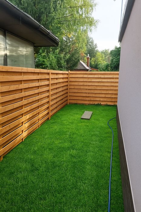 Płot lamelowy Dowolny Wymiar!!, Panel lamelowy, Pergola,  6cm grubości