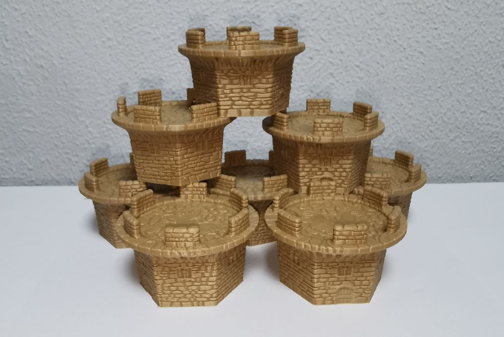 Torres decorativas (impressão 3d)