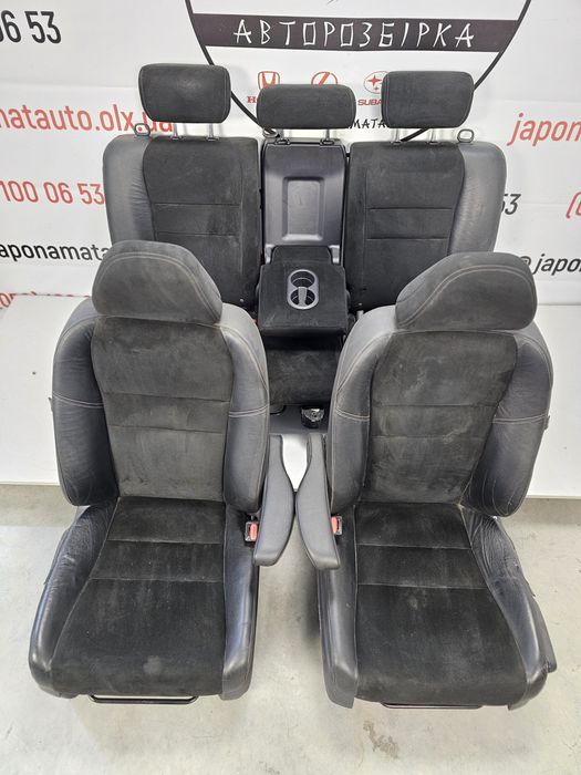 Салон сидіння Honda CR-V 3 06-11 р.в. шкіра/алькантара