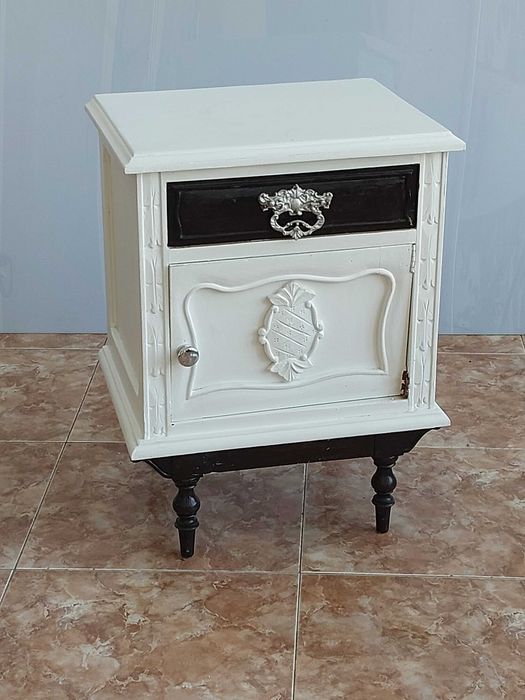 Conjunto de 2 mesas de cabeceira vintage
