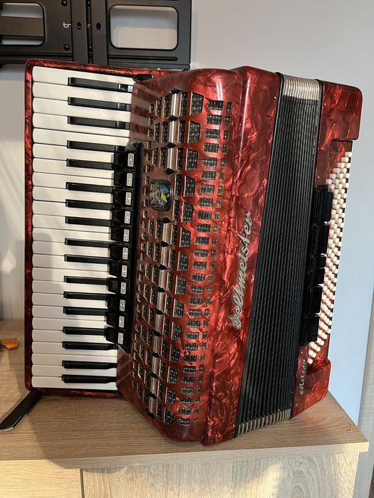 Akordeon klawiszowy weltmaister meteor 120 bas