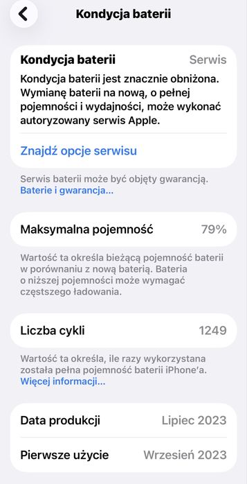 iPhone 15 Pro 128GB Blue Titanium – bardzo dobry stan + 5 etui