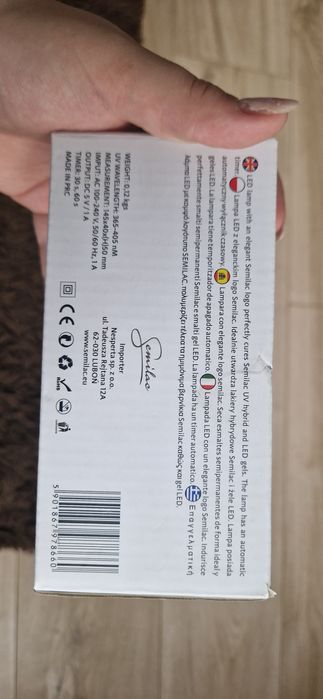 Lampa semilac UV/LED