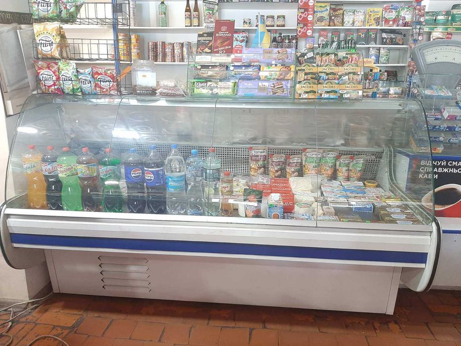 Холодильна вітрина Juka W-1  200/110 SG,  2.0 м., (Польща), Б/У