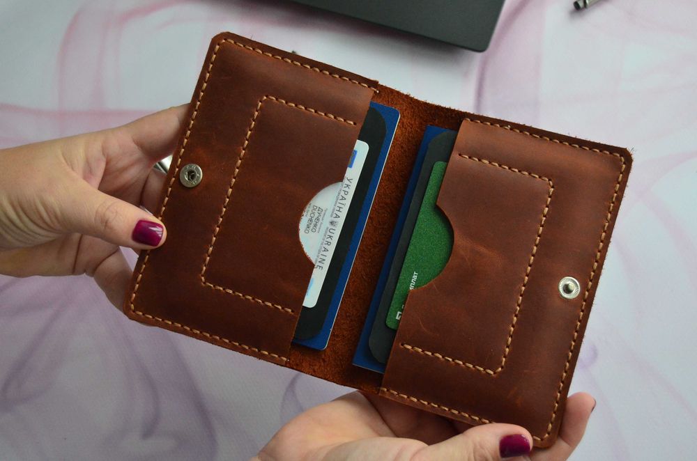 Обложка для документов. Кожаная обложка на паспорт. Шкіряна обкладинка