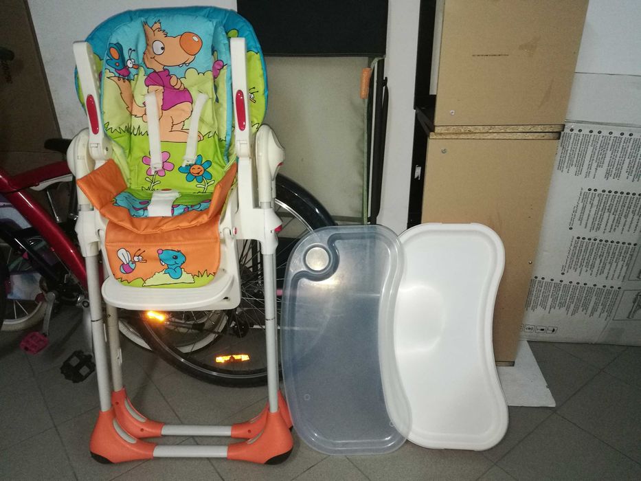 Cadeira da Papa - Chicco Polly 2- (cadeira evolutiva dos 0 aos 3 anos)