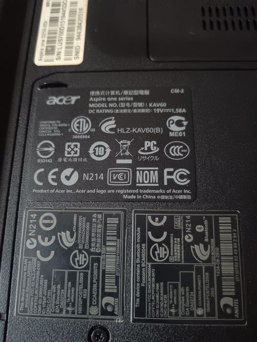 Ноутбук      АСЕR