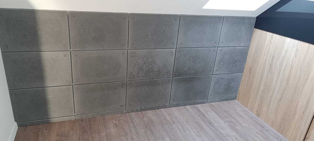 Płyty betonowe architektoniczne po demontażu