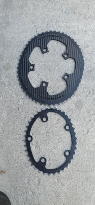 Ti-Carbon oval blaty