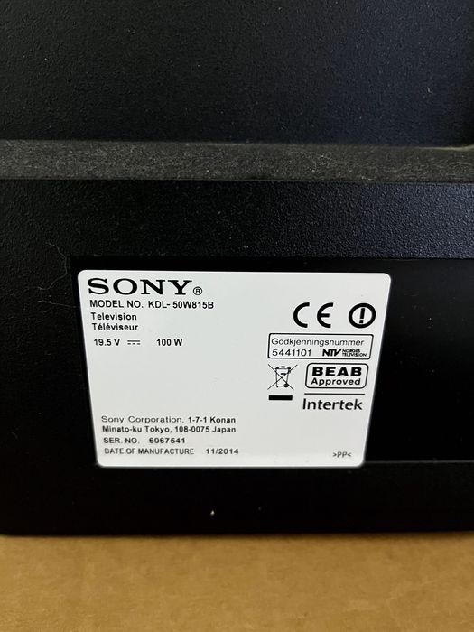 Sony Bravia W81B Led - Uszkodzony