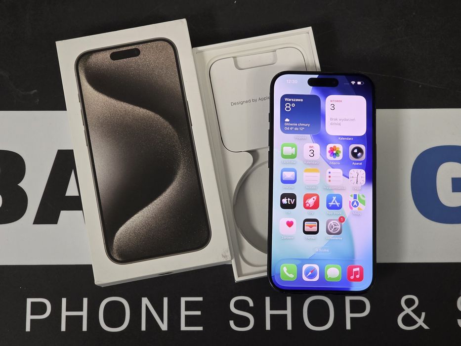 Sklep Apple Iphone 15 Pro 128gb blue bateria 89%