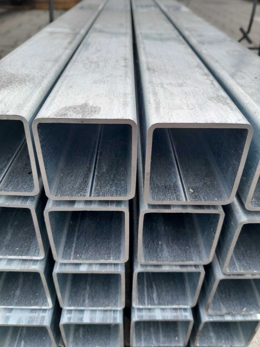 Rura słupki ocynk 60,3x2 ocynkowana fi 60 3,2 I gatunek 6mb czarne