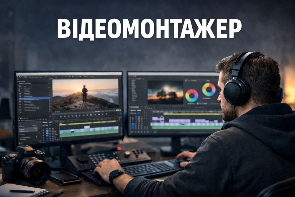 Відеомонтаж на замовленням писати у тгMaksum94848