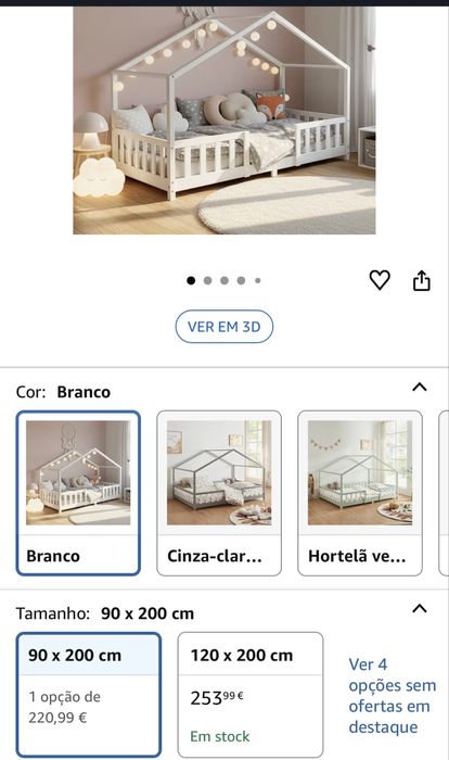 Cama crianca mais colchão