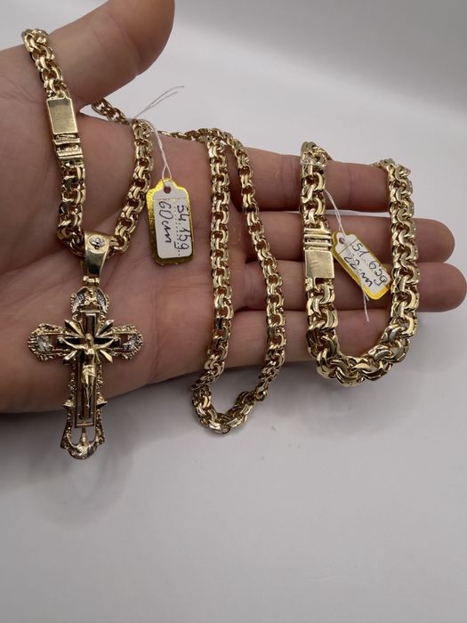 Nowy złoty zestaw Garibaldi Pr. 585 14K