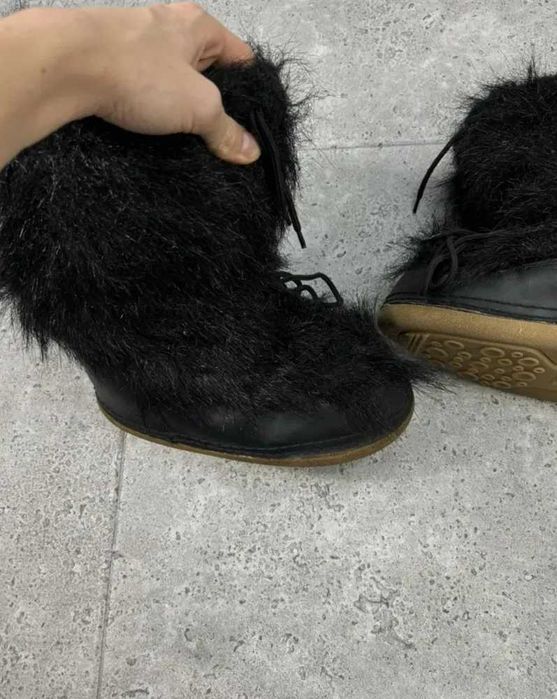 Кожаные - Лун буты. Crazy Japan. 39 - 40 размер. Япония.