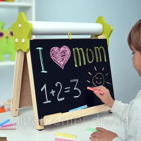 Мольберт дитячий настільний «5в1» Люмік