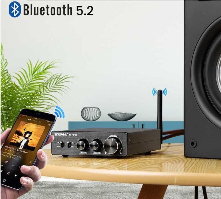 Усилитель мощности 2х300W AIYIMA A07 PRO TPA3255 класс D Д блютуз