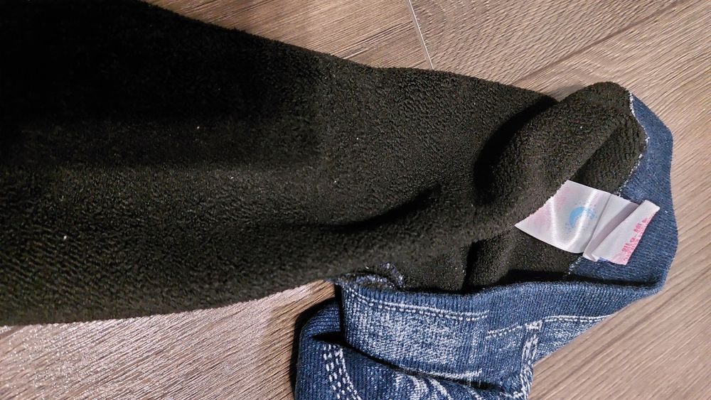 Spodnie leginsy 104 ocieplane dziewczęce