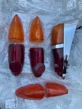 фонарь задний новый москвич хром 407/403